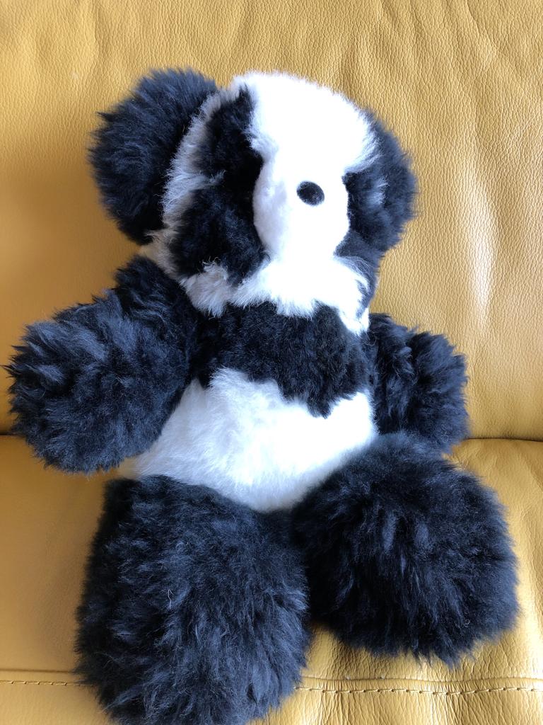 アルパカ毛100％ テディベアパンダ ぬいぐるみ くま teddybear