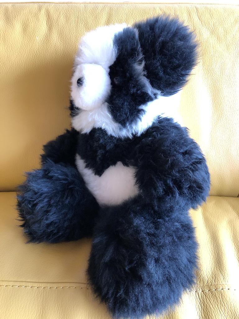アルパカ毛100％ テディベアパンダ ぬいぐるみ くま teddybear
