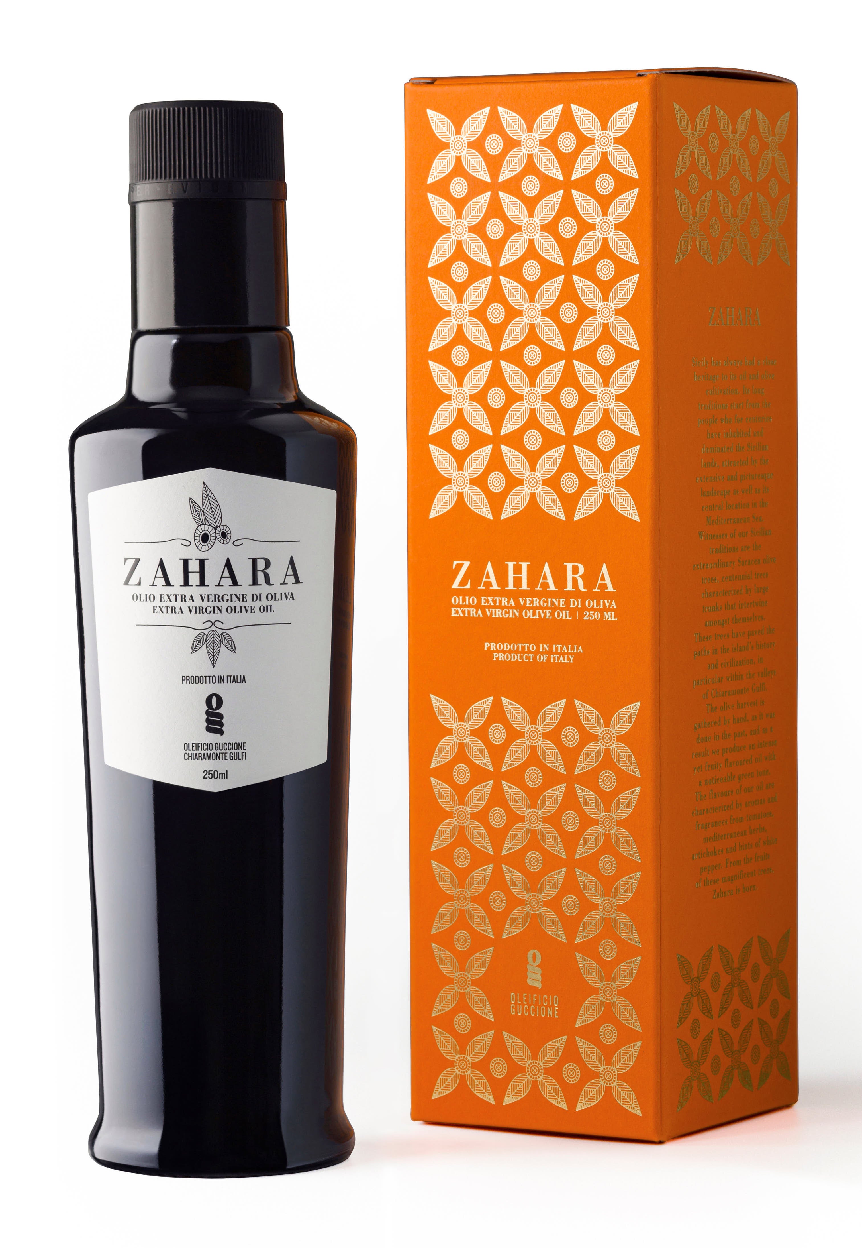 Zahara Premium Italian Extra Virgin Olive Oil 8.4 Fl Oz 250ml