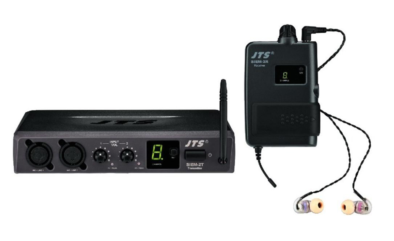 JTS Mono In Ear Monitoring System SIEM-2T / SIEM-2R - Music