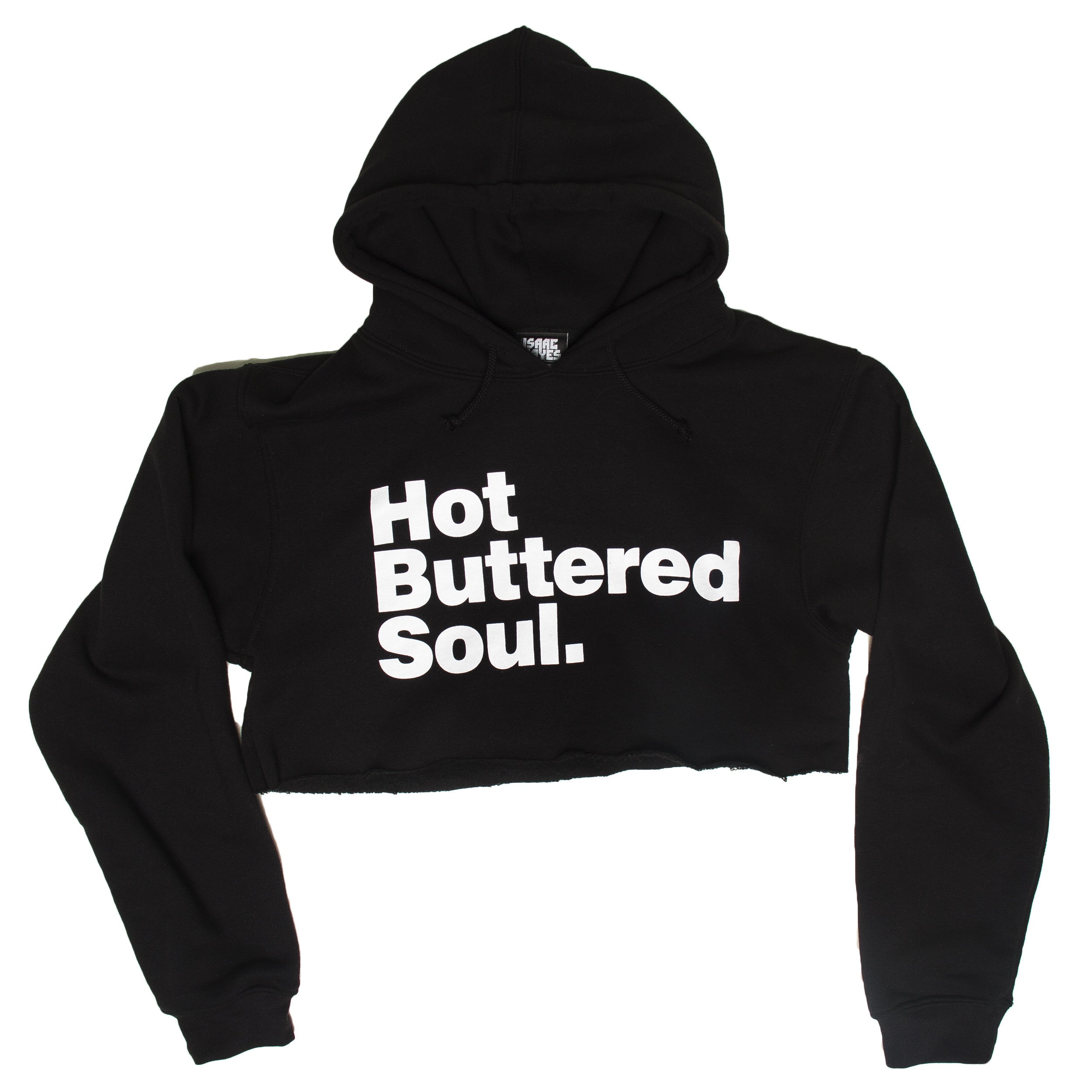 Hot Buttered Soul Cropped Hoodie - Isaac Hayes