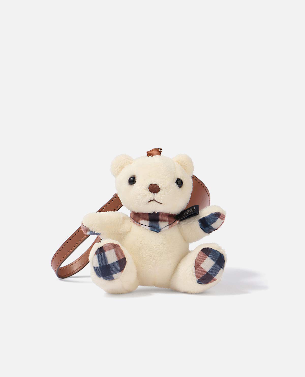 ストール マフラー クリップ くま ベア オフホワイト｜アクアスキュー