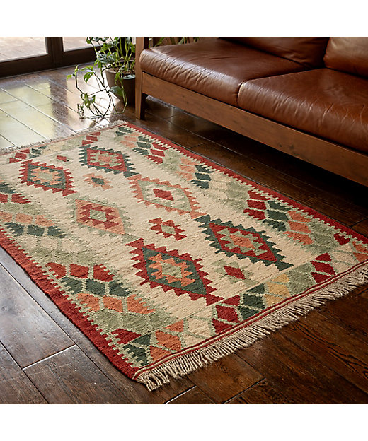 ☆ペルシャ手織りキリム ラグSサイズ 4 | 三越伊勢丹オンライン