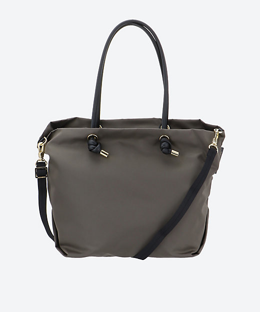 ノットハンドルナイロントートMLサイズ BIANCA／V―2204