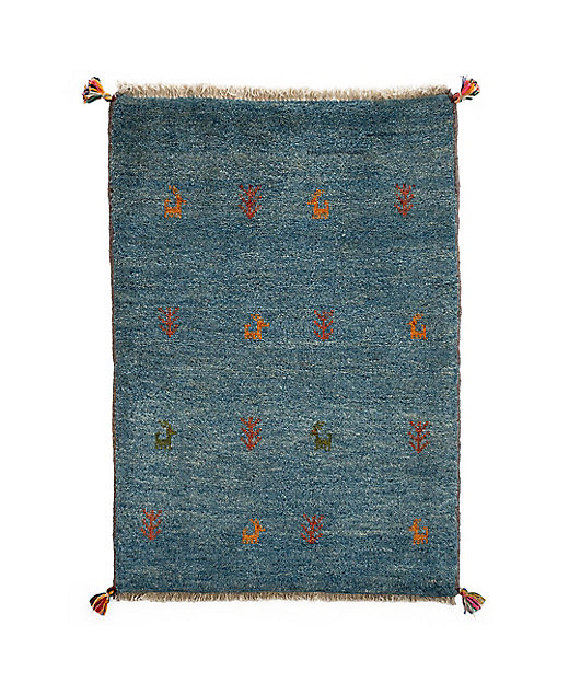 ☆ペルシャ手織りギャッベ 玄関マットMサイズ 12 | 三越伊勢丹