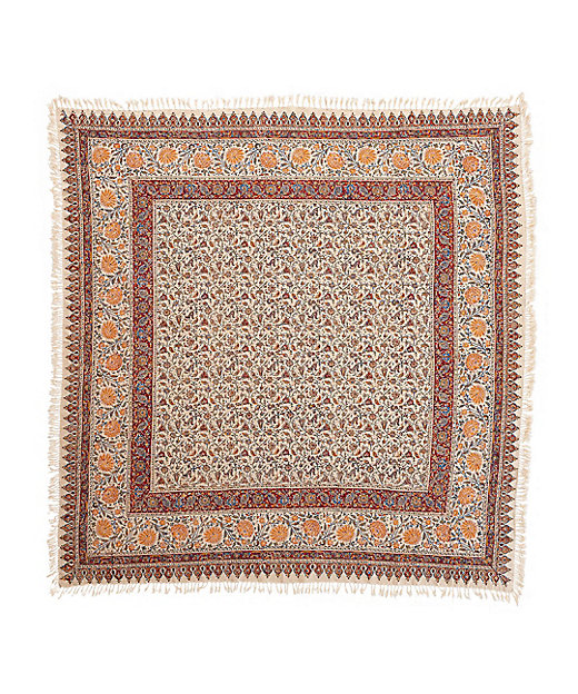 ☆手染めペルシャ更紗（マルチカバー）200×200cm 4 | 三越