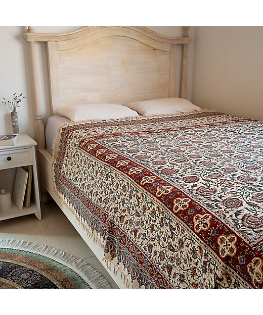 ☆手染めペルシャ更紗（マルチカバー）200×200cm 4 | 三越