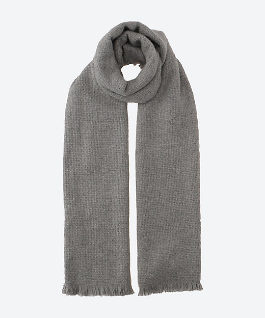 カシミヤバスケット フリンジストール | ASAUCE MELER (Women