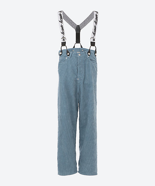 DAMAGE CORDUROY SUSPENDER PANTS