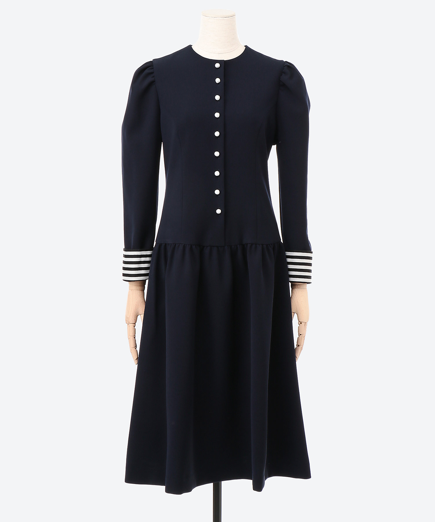 別注／BORDER CUFF TWILLドレス | BORDERS at BALCONY