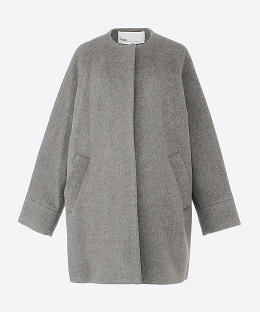 ノーカラーテントコート TBEA―244 | TICCA (Women)/ティッカ
