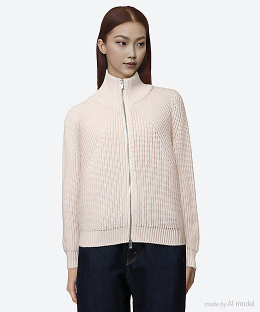 ニットジャケット SIGNATURE DRIVERS KNIT BN