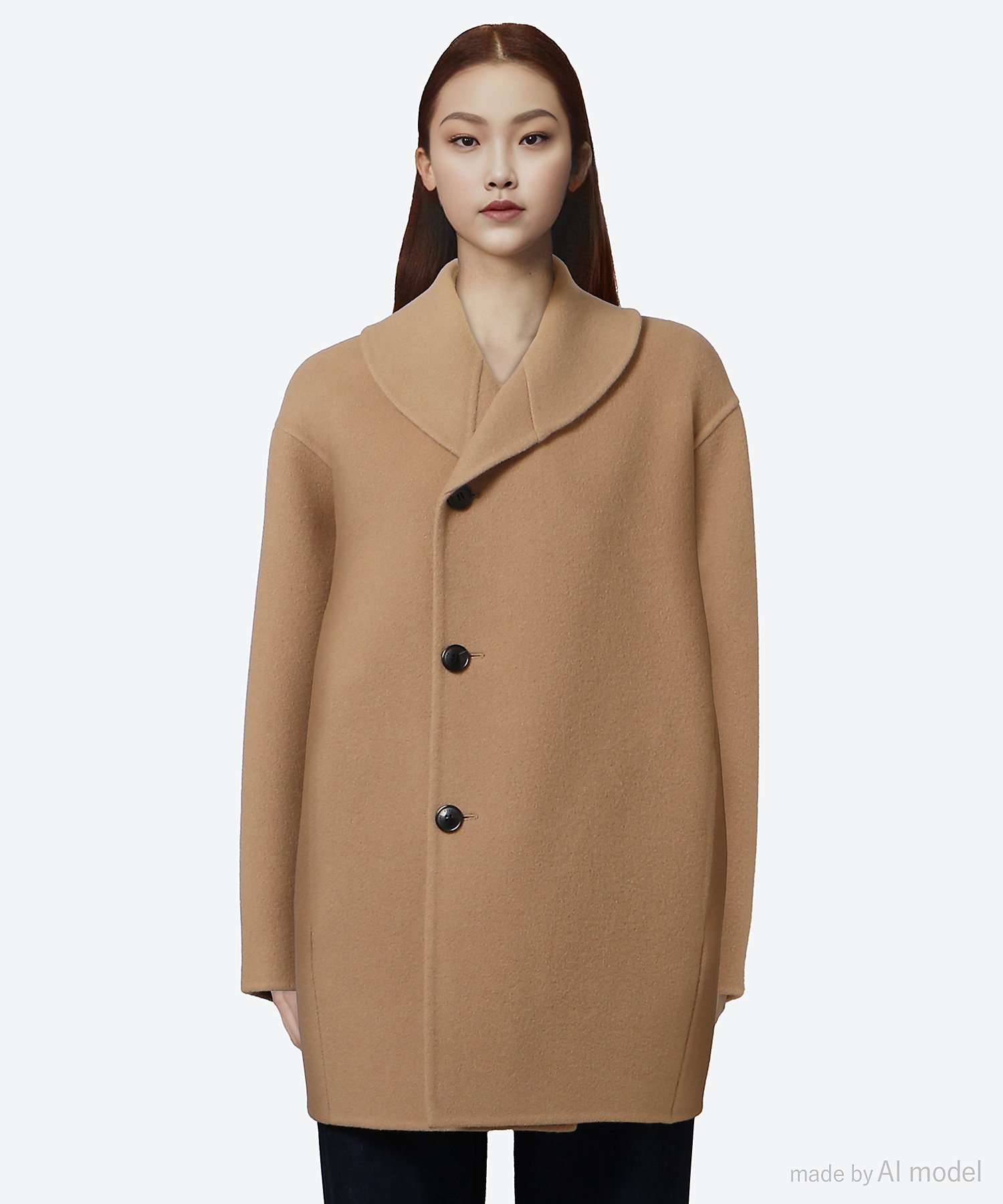 DOUBLE FACE SHAWLCOLLAR COAT 17546