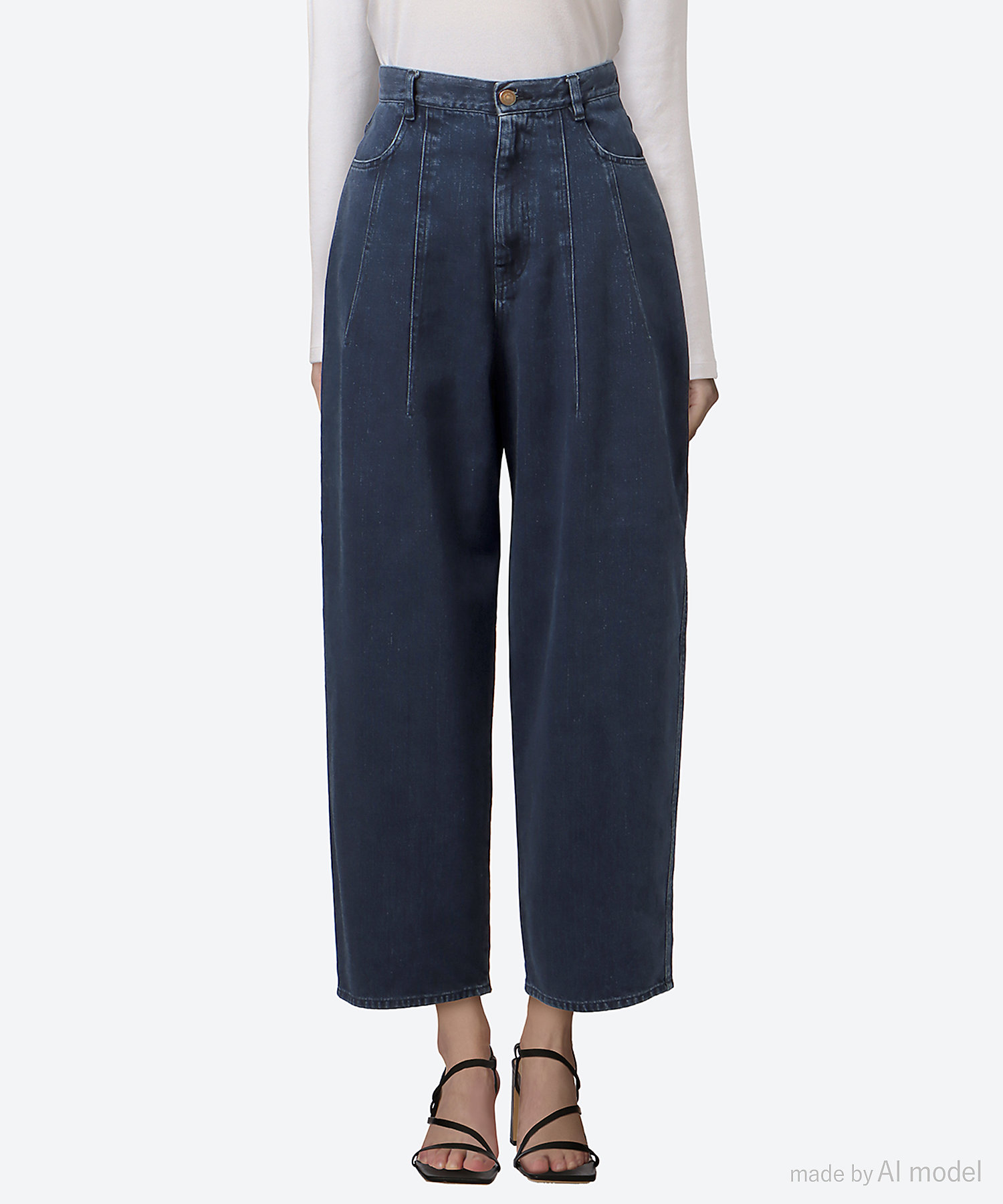 Miriam panel denim pants NV 6S