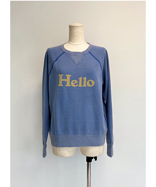 スウェットトップス HELLO SWEAT L／S URAKE