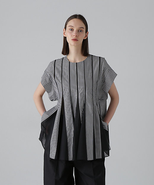 ◇クリアストライプブラウス（5315110514） | ADORE (Women