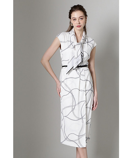 URBAN PRECIOUS］チェーンプリントワンピース