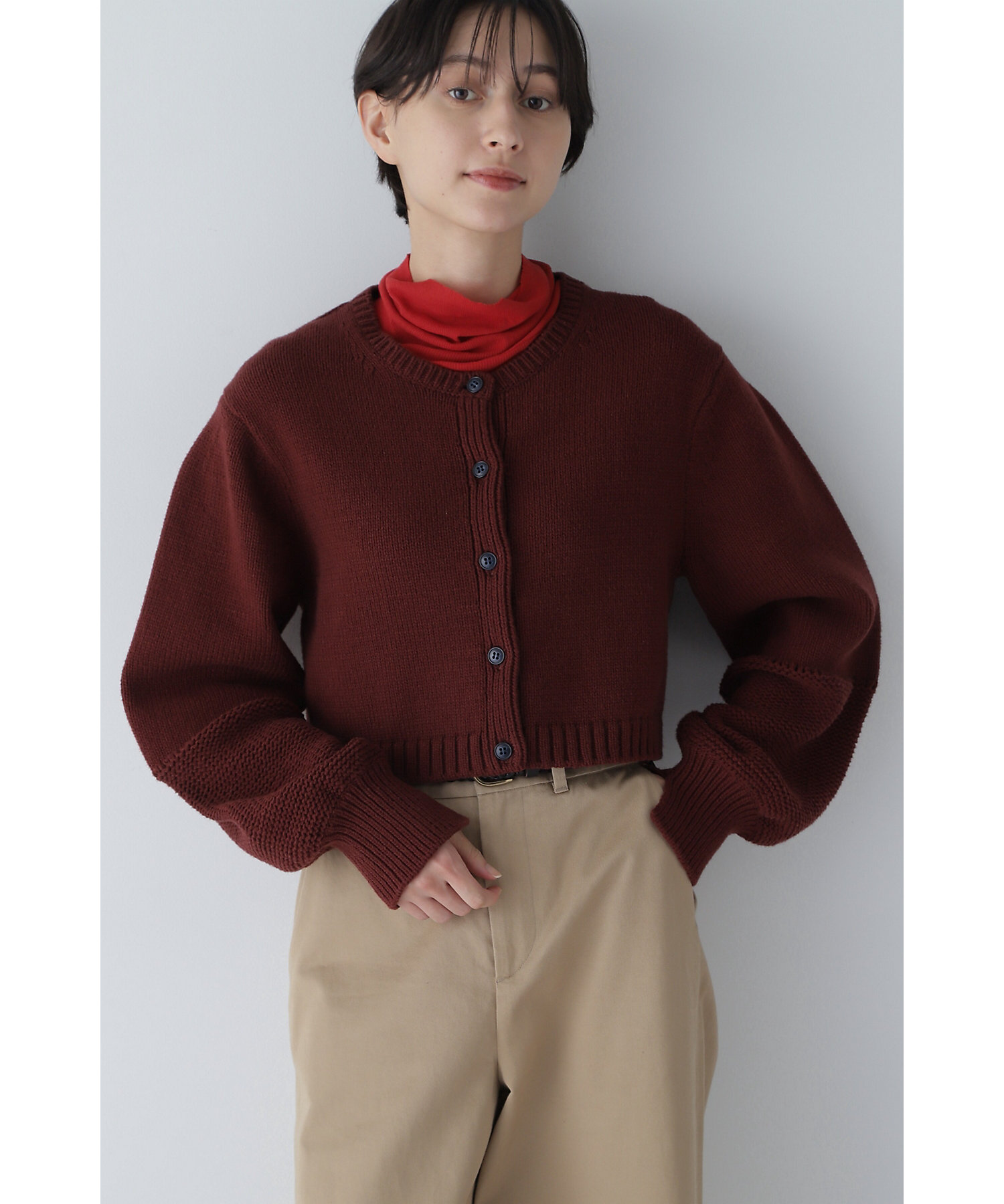 ◇ショート丈カーディガン（0773270906） | human woman