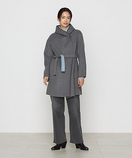 TALLサイズ 〕 ロイヤルジーロンビーバーダブルフェイス