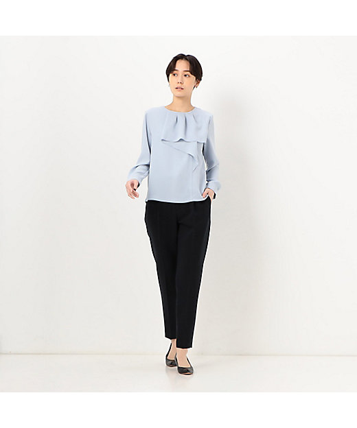 アシンメトリー フリルブラウス（0102HC01） | COMME CA