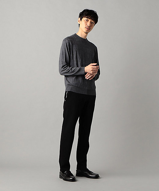 リンクスチェック柄 モックネックニット（0734KI10） | COMME