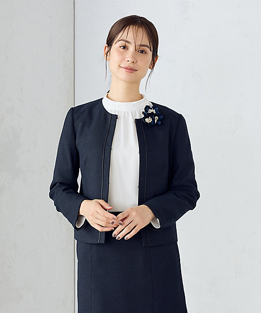 セットアップ対応】ラメツイード ジャケット（1207GK07