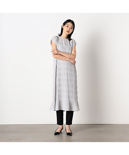プリーツ ノースリーブ ワンピース（1234CC05） | COMME CA