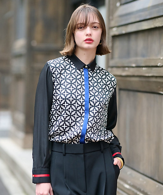 オーバーラップサークルシャツ（2002352398） | DRESSTERIOR