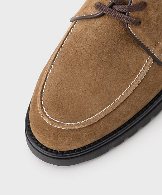 ONOFF対応／日本製】スエード デッキシューズ