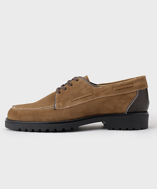 ONOFF対応／日本製】スエード デッキシューズ