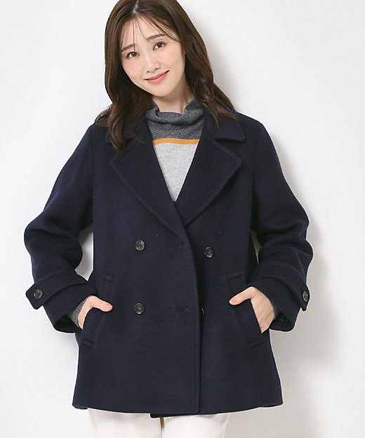 M～3Lサイズ】大人のためのプレミアムピュアウールピーコート