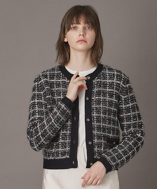 otonaMUSE 11月号掲載】ツイードニットカーディガン