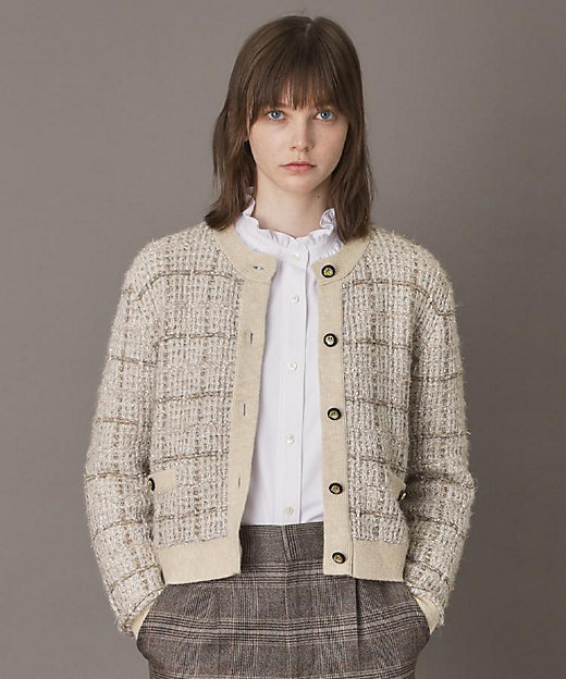 otonaMUSE 11月号掲載】ツイードニットカーディガン