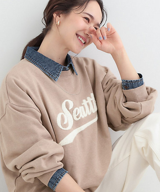 洗濯機可／S－LL】コーデの主役になる ロゴアソート 裏毛スウェット