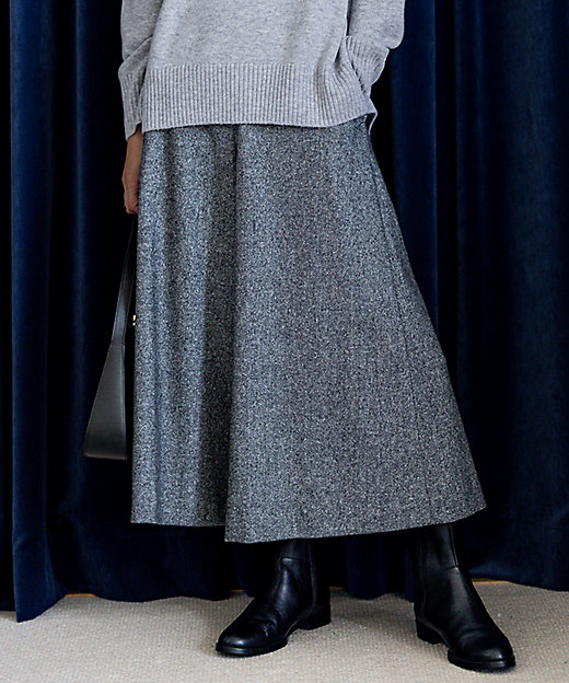 シルクネップツイード ガウチョパンツ（PRWOSW0510） | 23区