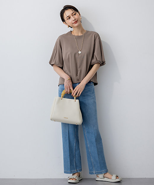 RED CARD TOKYO×23区】デニム ワイドパンツ