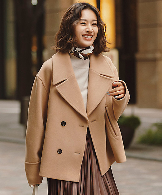 ヘリンボーン ショート ピーコート（SCWSNW0511） | 23区 S