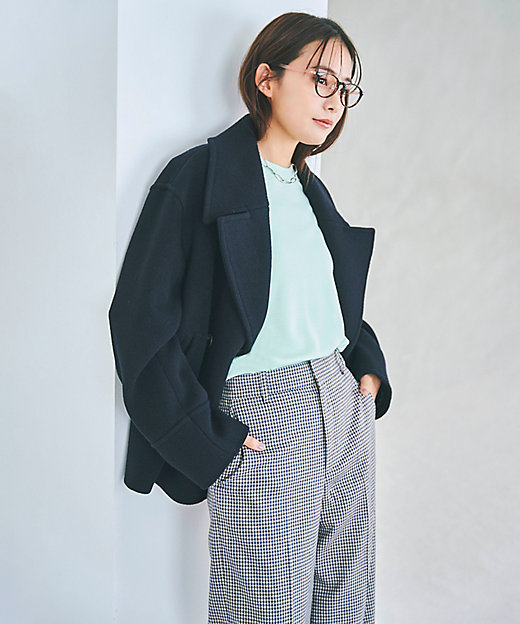 ヘリンボーン ショート ピーコート（SCWSNW0511） | 23区 S