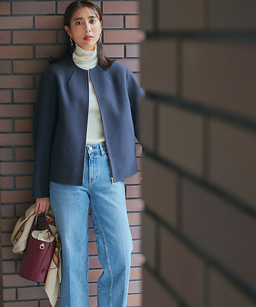 ウールリバー ショート ブルゾン（SCWWSW0406） | 23区 L