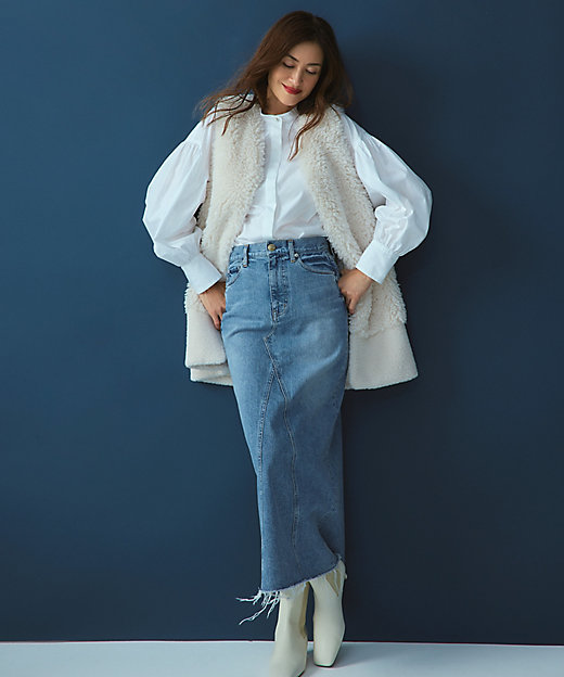 洗える】CANCLINI ボリュームスリーブ シャツ