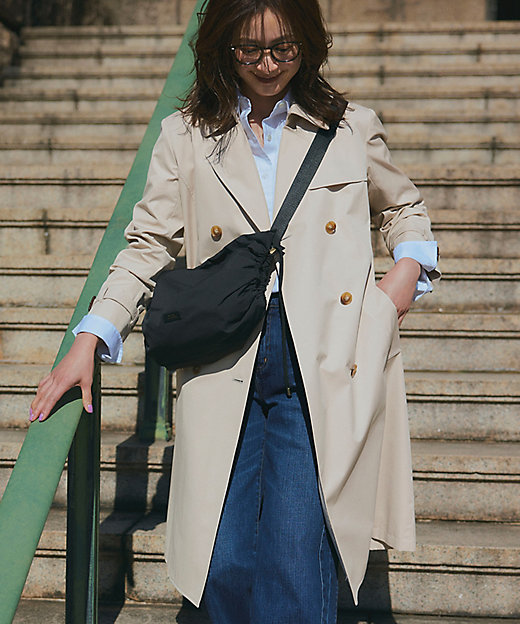 エアータンブラー TCギャバジン ロング トレンチコート