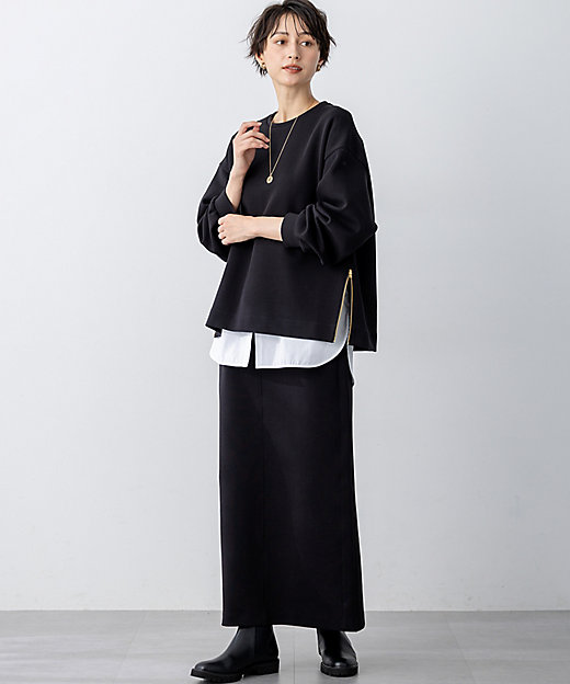 VERY掲載／洗える】コットンエアーダンボール サイドジップ