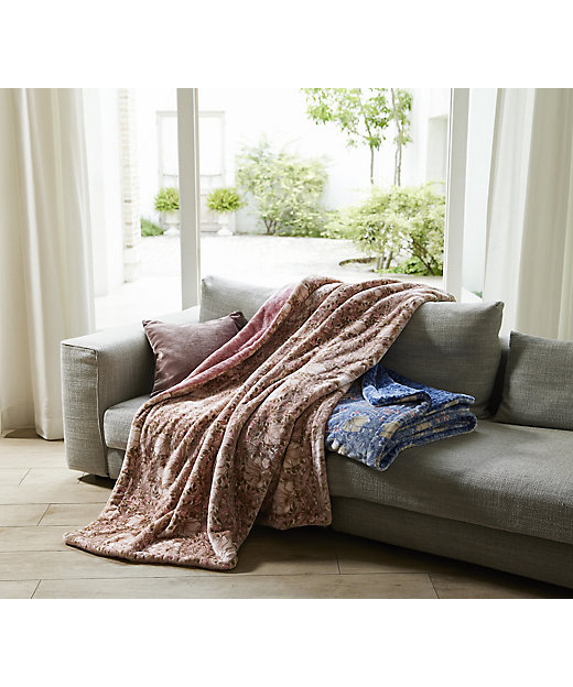 モリスギャラリー リバーシブルわた入毛布（FQ04905013