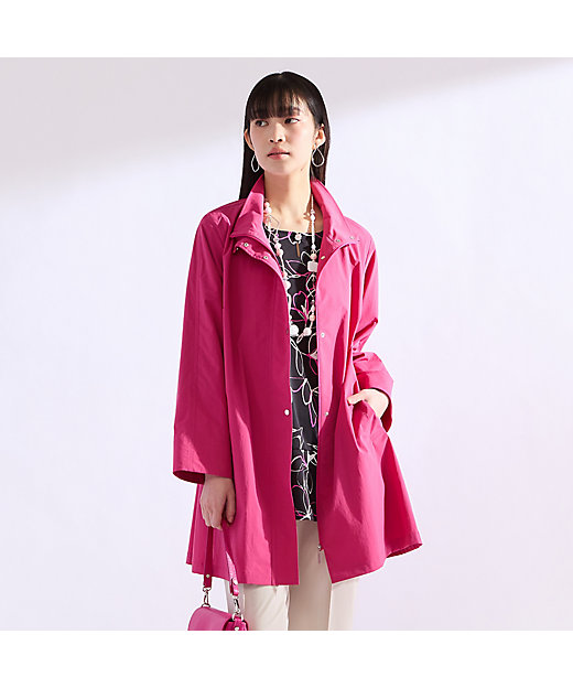 M～4L】スタンドカラードライワッシャーコート（50072602