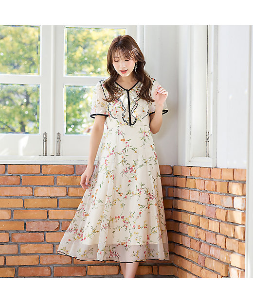 ボタニカルフラワーワンピース（51012506） | Rose Tiara