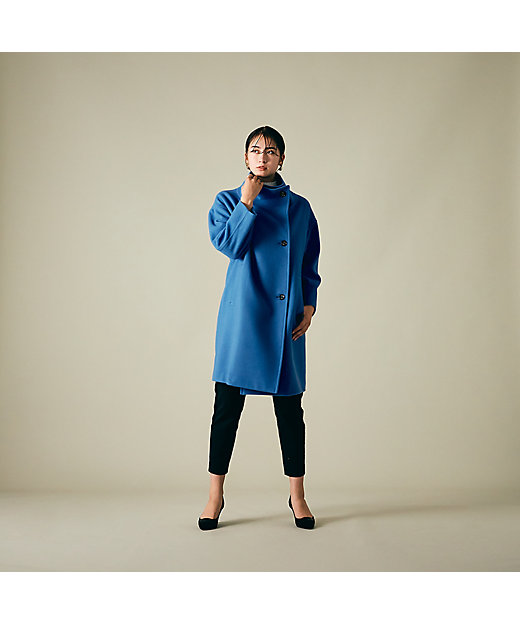 スタンドカラーロングコート（83086402） | Rose Tiara (Women