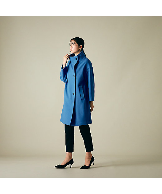 スタンドカラーロングコート（83086402） | Rose Tiara (Women