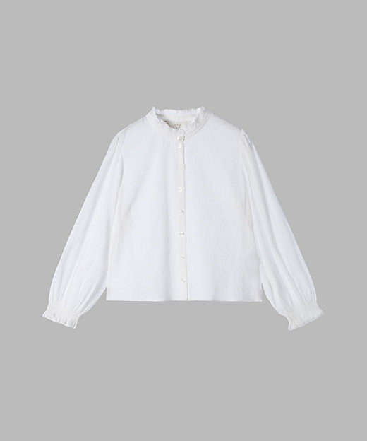 コットンクレープフリルブラウス（6264WX35010） | TO B