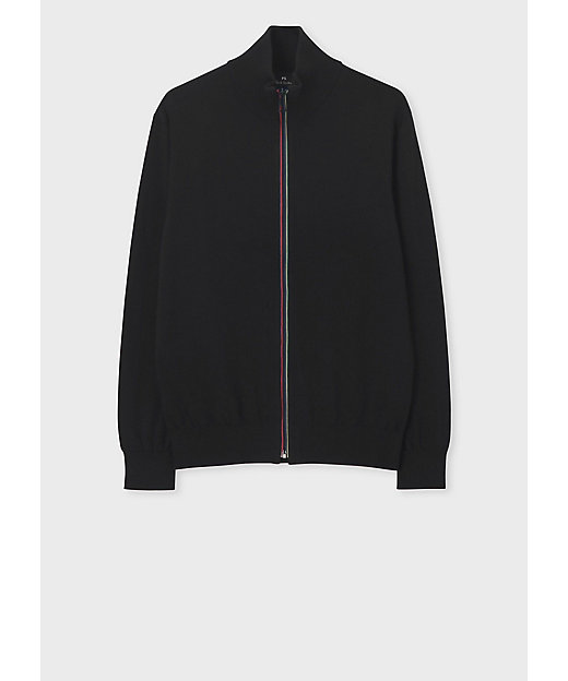 サイクルストライプ ジップアップニット（252400486Z