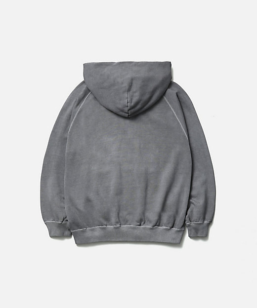 フーディ PIGMENT DYED SWEAT HOODIE LS